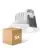 Lot 5x Ledvance Spot LED Adjust Aluminium Blanc 8W 680lm 36D - 930 Blanc Chaud | Diamètre 68mm - IP20 - Meilleur rendu des couleurs - Dimmable