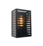 Eglo Applique Murale Alamonte 3 Extérieur Acier Noir | Convient pour E27